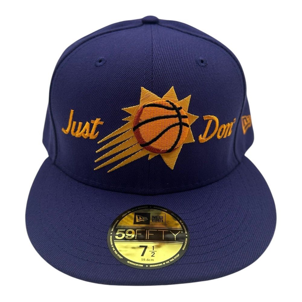 New Era‎ x Just Don Phoenix Suns Hat Cap 7 1/2 Purple 59Fifty NBA Basketball
